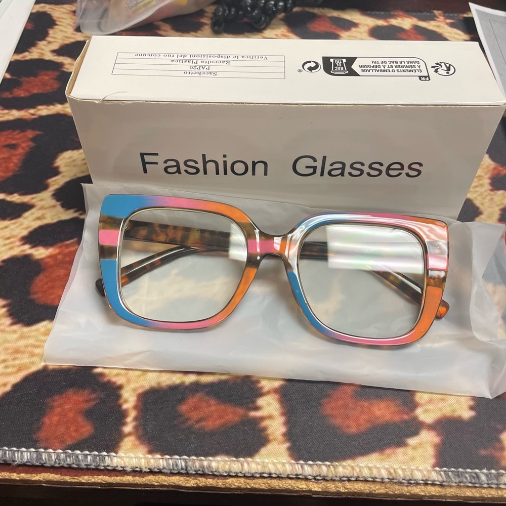 New multi colored Blue light blocking glasses